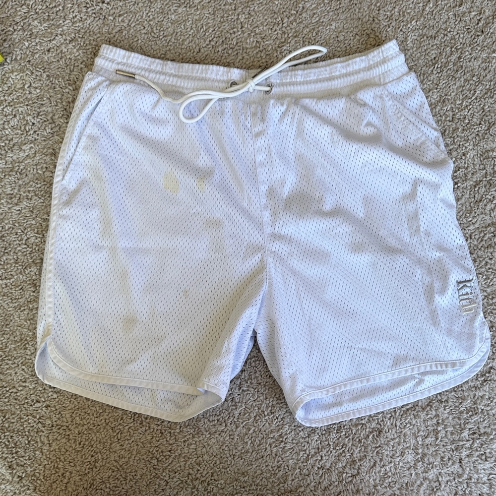 Kith White Athletic Shorts